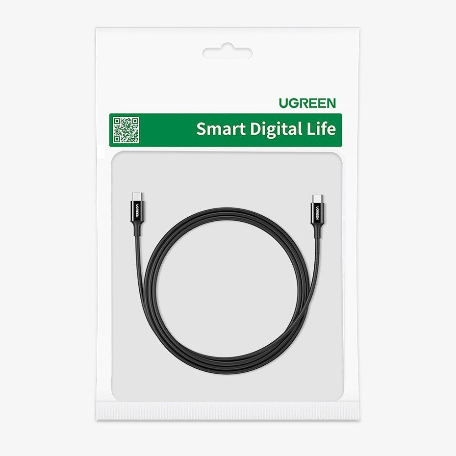 USB kabelis Ugreen US300 USB-C to USB-C 5A 100W 1.5m juodas