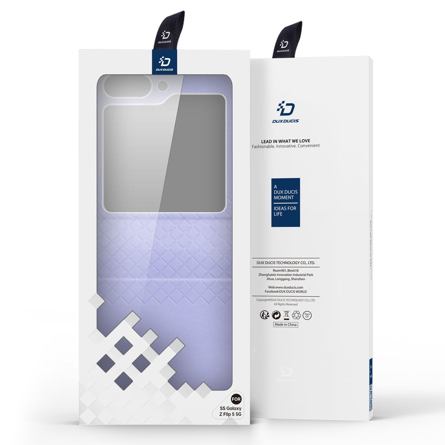 Dėklas Dux Ducis Bril Samsung F731 Z Flip5 5G juodas