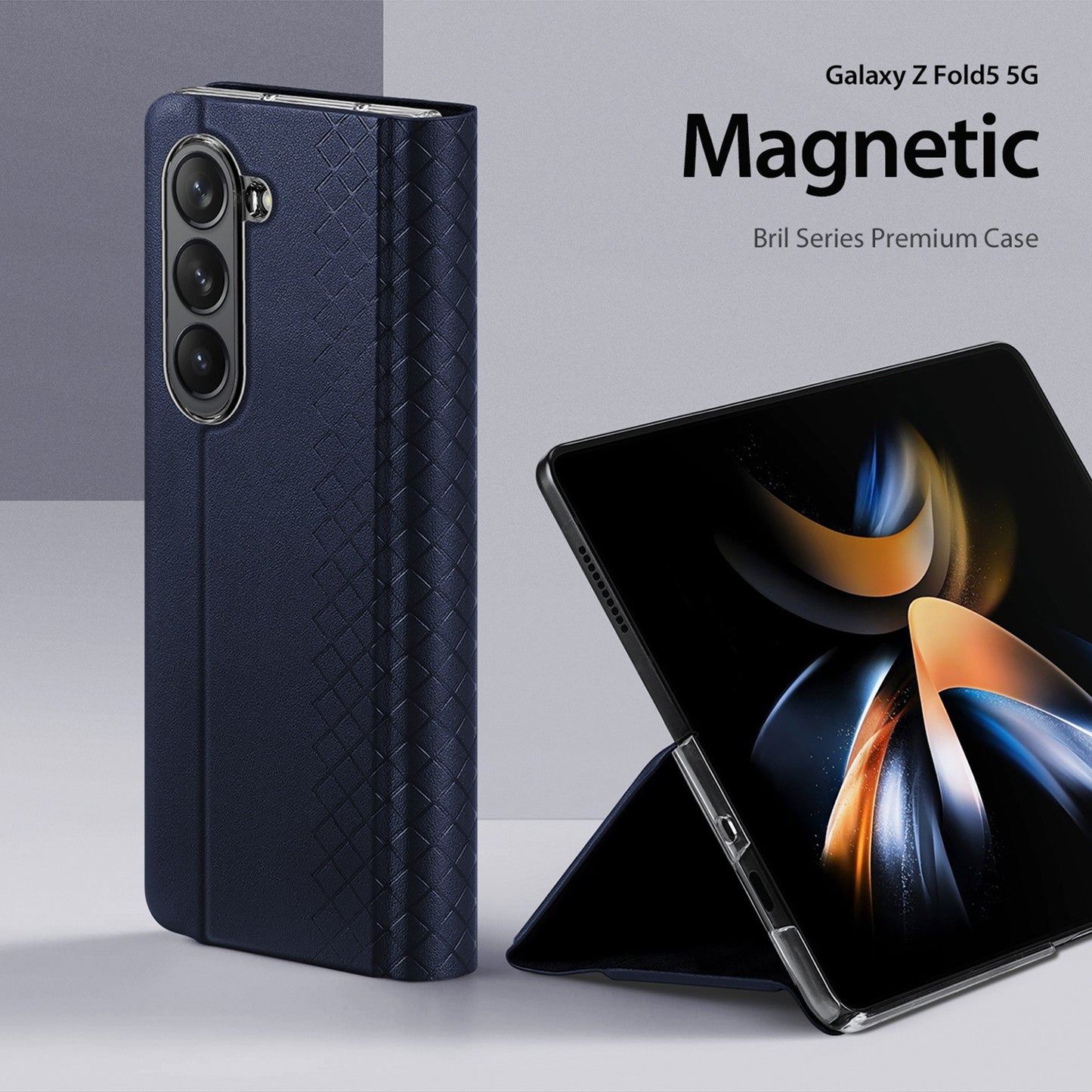 Dėklas Dux Ducis Bril Samsung F946 Z Fold5 5G rožinis