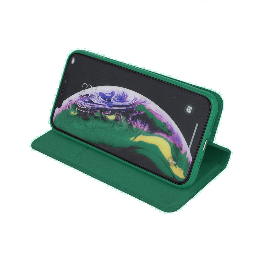 Dėklas Smart Senso Samsung S711 S23 FE tamsiai žalias