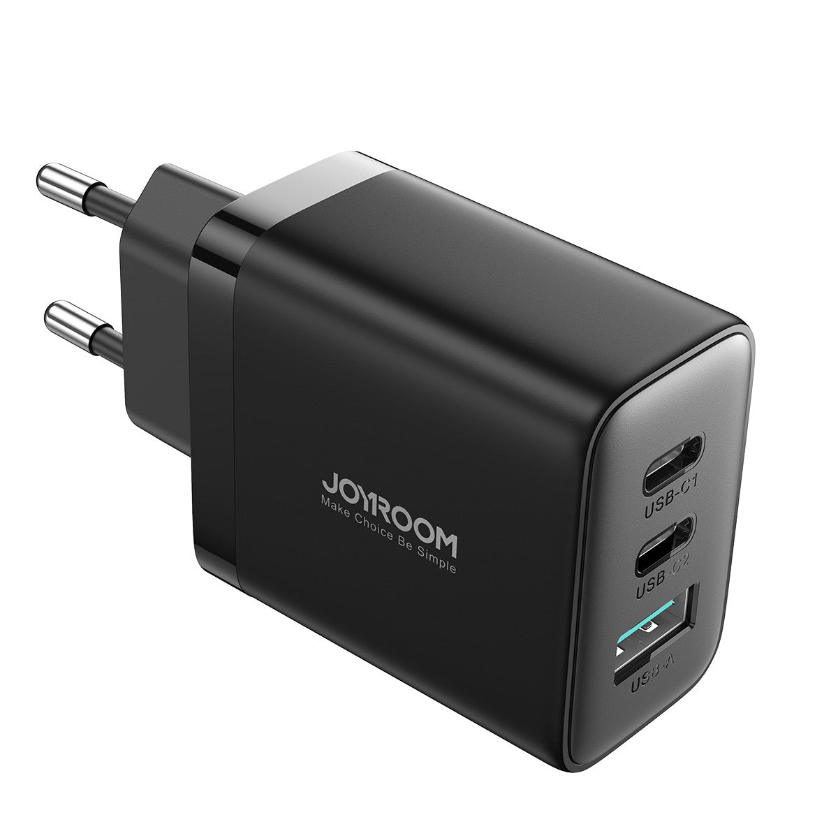 Įkroviklis Joyroom JR-TCF10 2xUSB-C/USB-A 32W juodas