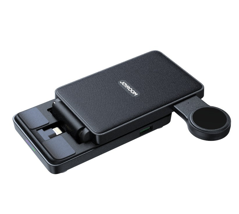 Įkroviklis belaidis Joyroom JR-WQS02 4-in-1 for iPhone AirPods Apple Watch juodas