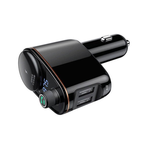 FM bangų moduliatorius Baseus S-06 juodas CCHC000001