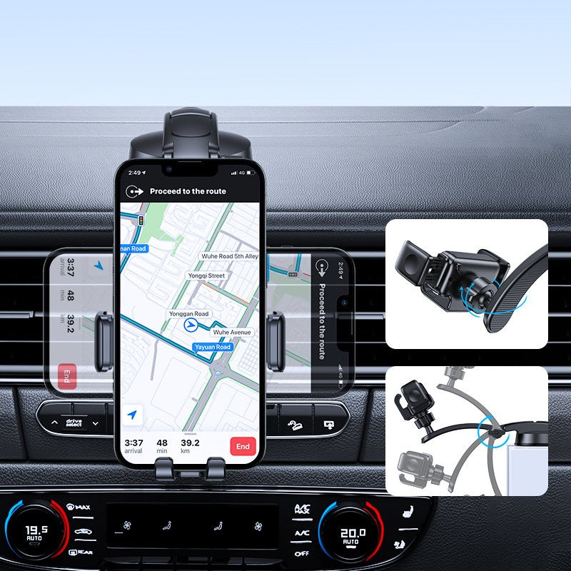 Automobilinis telefono laikiklis Joyroom JR-ZS283 (dashboard) juodas