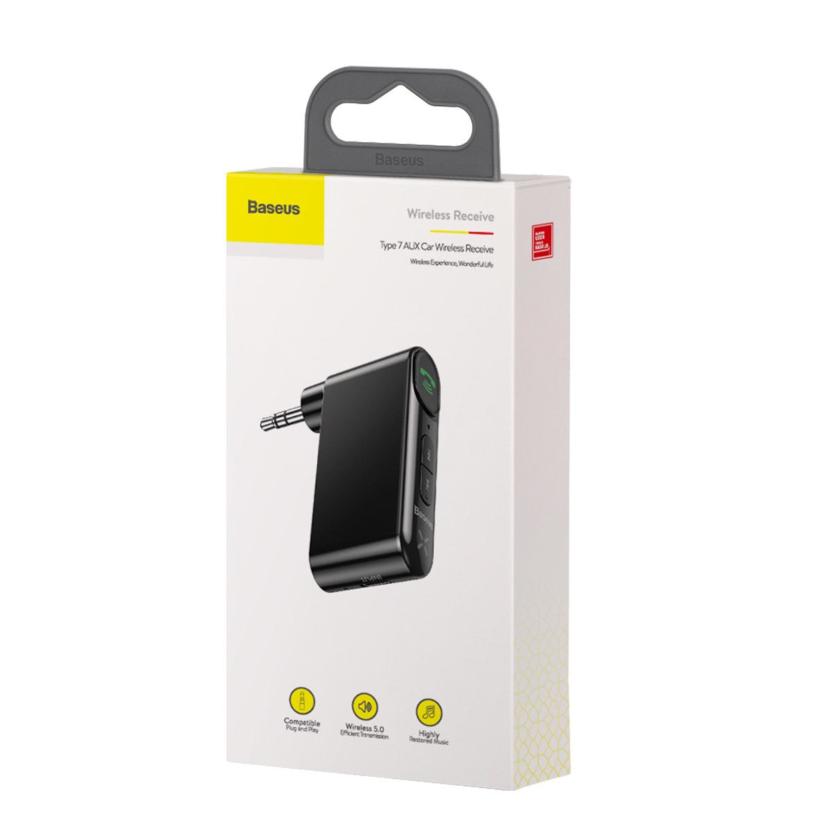Laisvų rankų imtuvas Baseus BSBA-02 Wireless Audio Receiver WXQY010001
