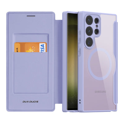 Dėklas Dux Ducis Skin X Pro Samsung S926 S24 Plus mėlynas