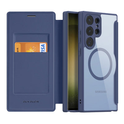 Dėklas Dux Ducis Skin X Pro Samsung S928 S24 Ultra violetinis