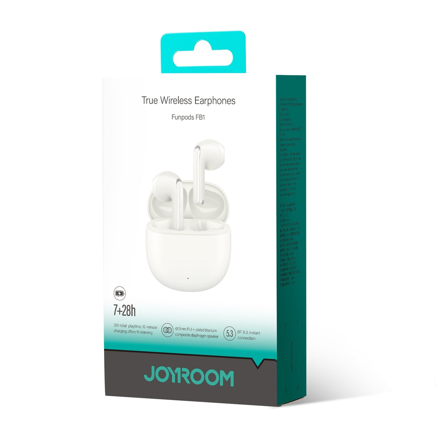 Belaidės ausinės Joyroom TWS JR-FB1 smėlio spalvos