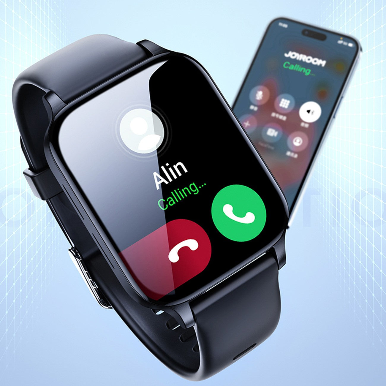 Išmanusis laikrodis Joyroom JR-FT3 Pro Fit-Life Series Smart Watch (Answer/Make Call) juodas