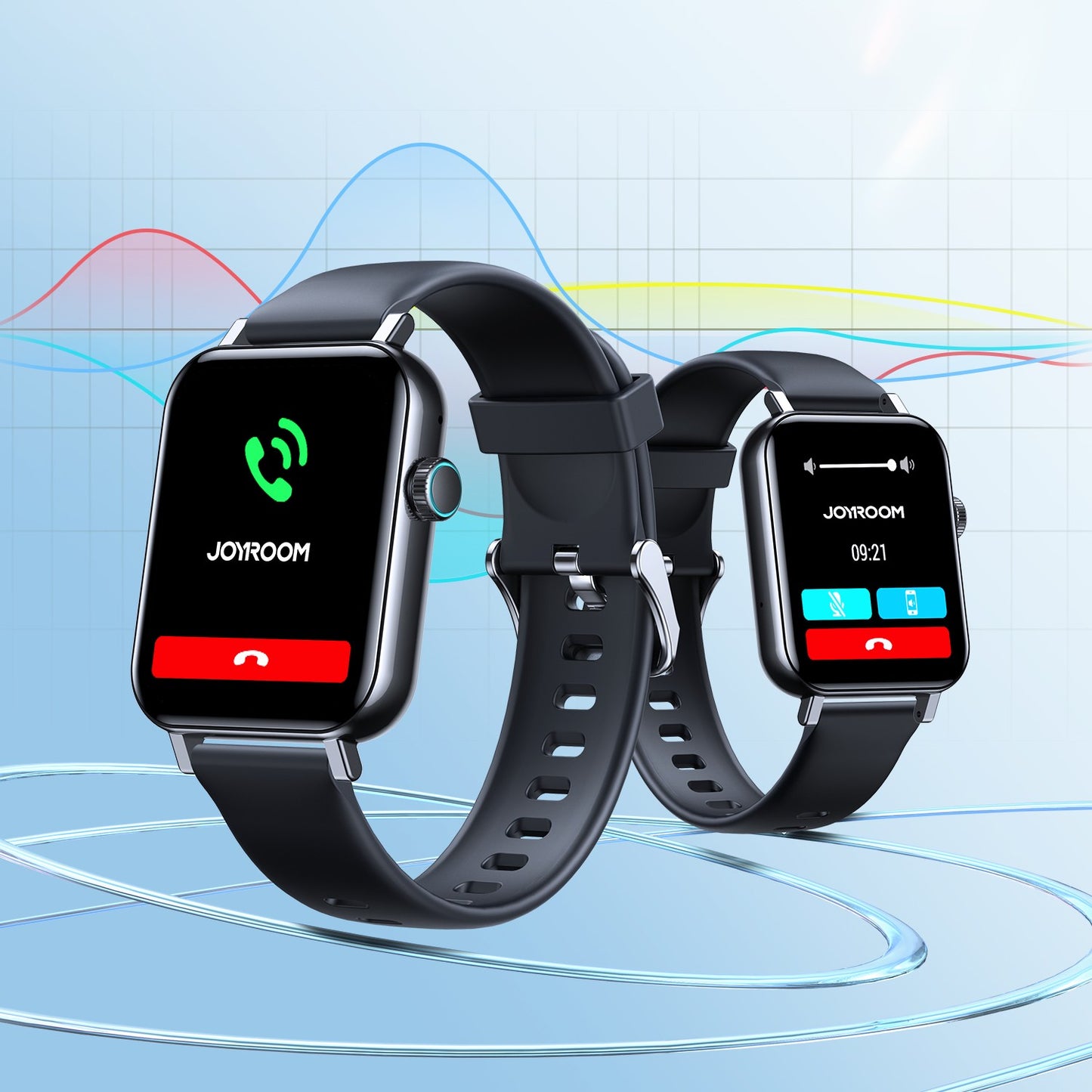 Išmanusis laikrodis Joyroom JR-FT5 Fit-Life Series Smart Watch (Answer/Make Call) juodas
