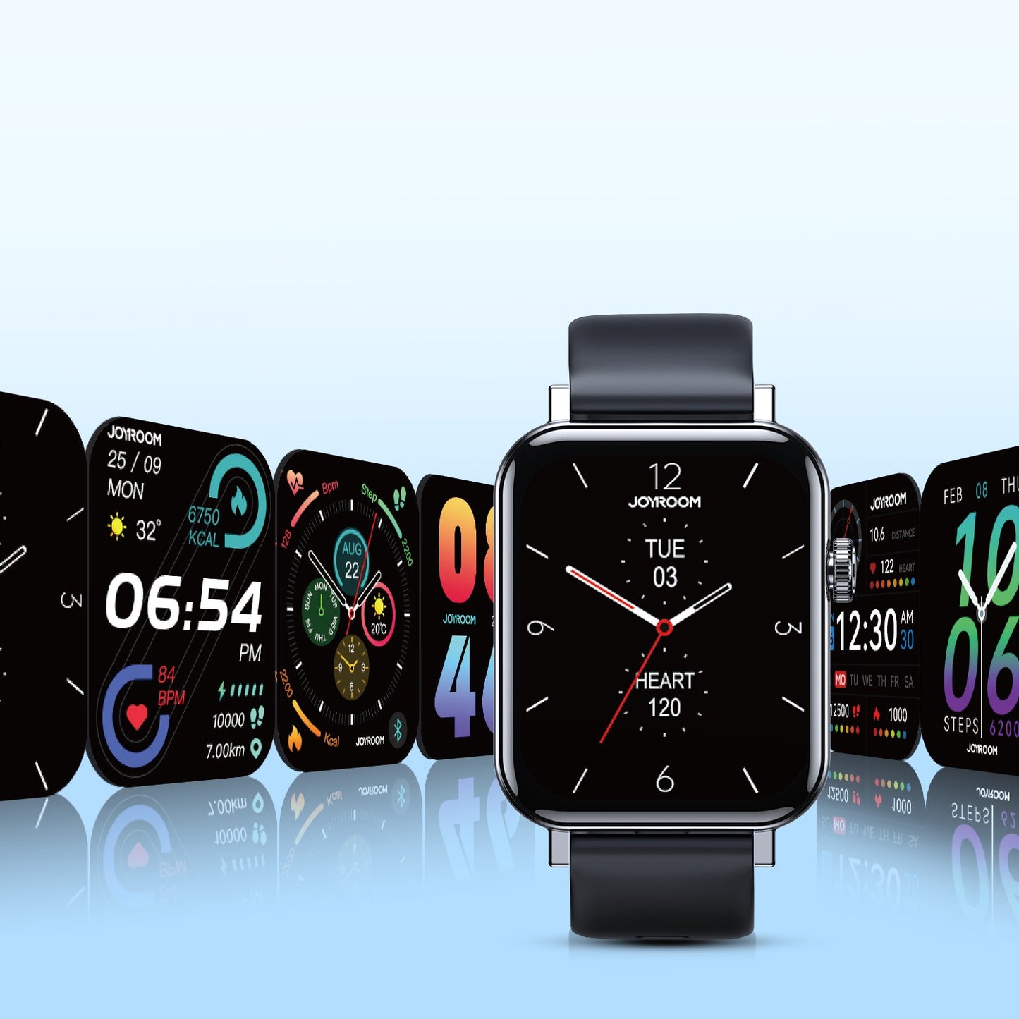 Išmanusis laikrodis Joyroom JR-FT5 Fit-Life Series Smart Watch (Answer/Make Call) juodas
