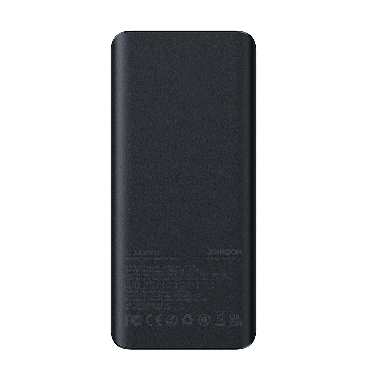 Išorinė baterija Power Bank Joyroom JR-PBF03 30W 30000mAh juoda