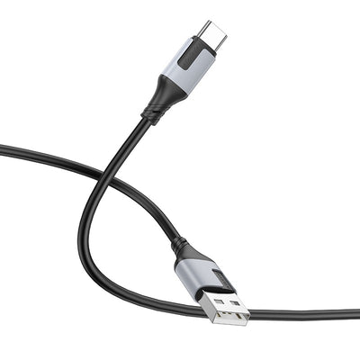 USB kabelis Borofone BX101 USB-A to USB-C 1.0m juodas