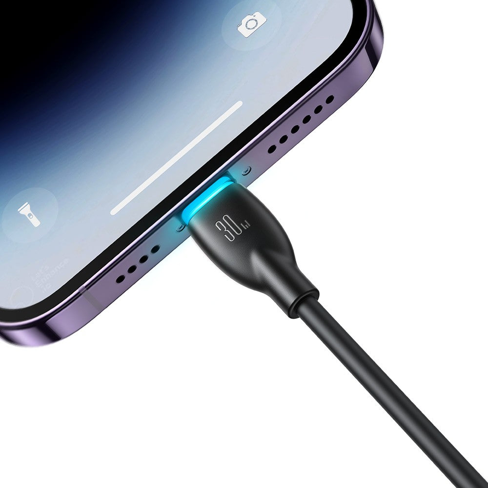 USB kabelis Joyroom S-A30 USB-C to Lightning 30W 1.0m juodas