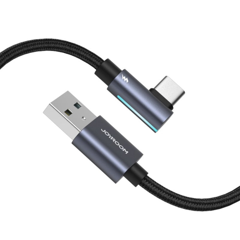 USB kabelis Joyroom S-AC027A17 USB to USB-C 3A 1.2m juodas