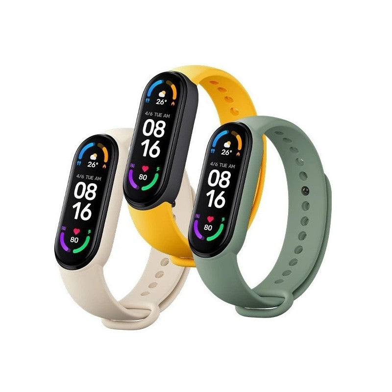 Apyrankė Xiaomi Mi Band 5/6/7 3-Pack Ivory/Olive/Yellow