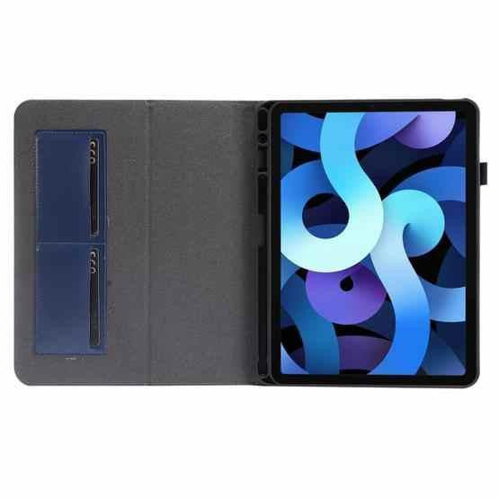 Dėklas Folding Leather Lenovo Tab M10 3rd Gen TB328FU/TB328XU 10.1 tamsiai mėlynas