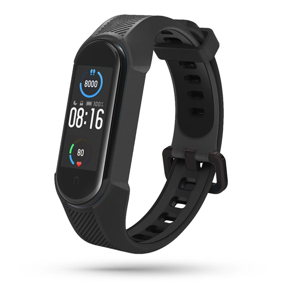 Apyrankė Tech-Protect Armour Xiaomi Mi Band 5/6/6 NFC juoda