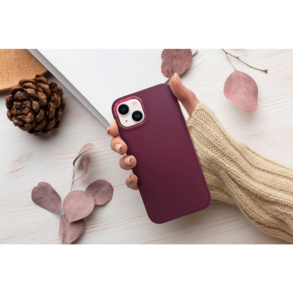 Dėklas FRAME Samsung A256 A25 5G violetinis