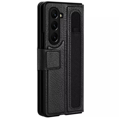 Dėklas Nillkin Aoge Leather Case Samsung F946 Z Fold5 5G juodas