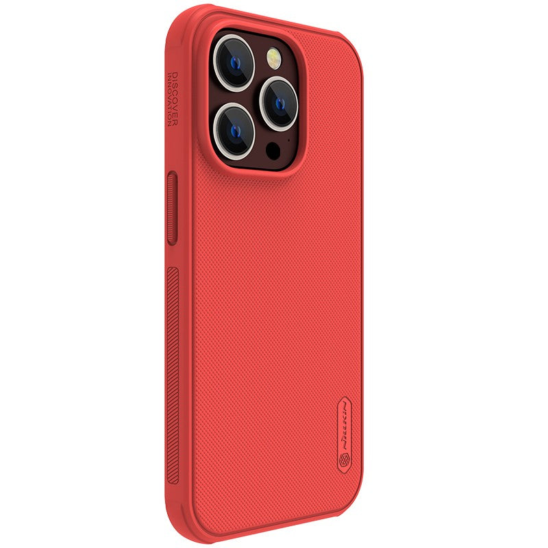 Dėklas Nillkin Super Frosted Shield Pro Apple iPhone 14 Pro Max raudonas