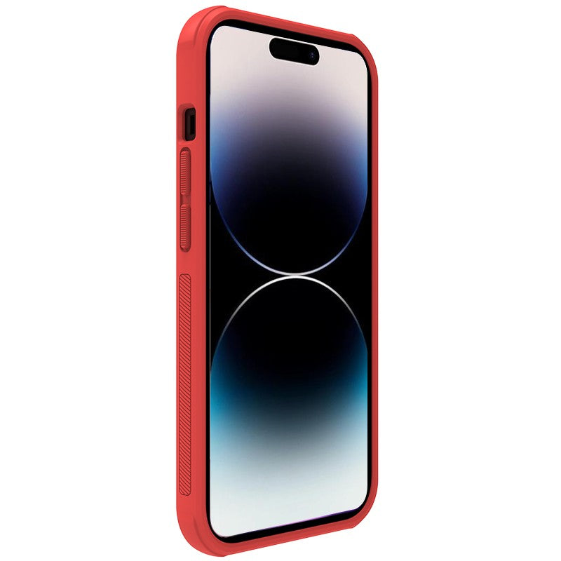 Dėklas Nillkin Super Frosted Shield Pro Apple iPhone 14 Pro Max raudonas