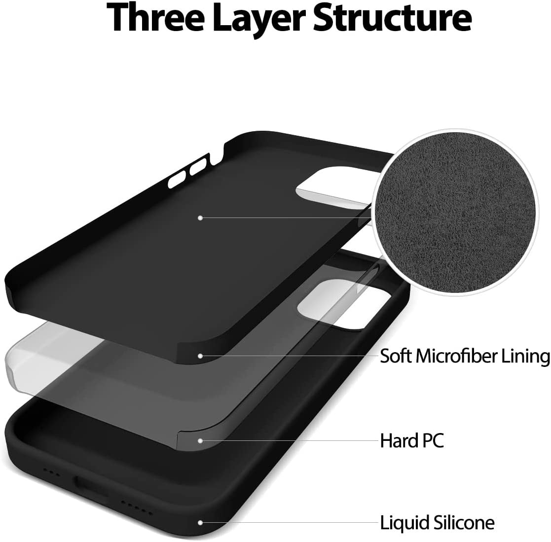 Dėklas Mercury Silicone Case Samsung A336 A33 5G juodas