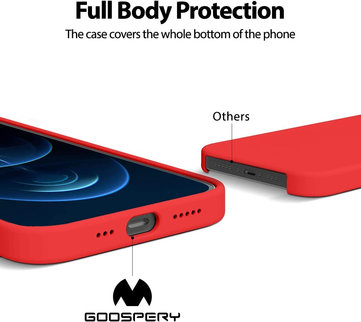 Dėklas Mercury Silicone Case Samsung A336 A33 5G raudonas