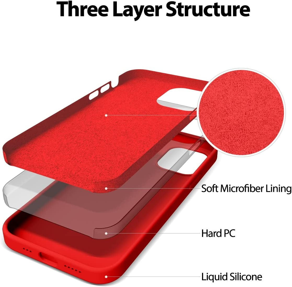 Dėklas Mercury Silicone Case Samsung A336 A33 5G raudonas