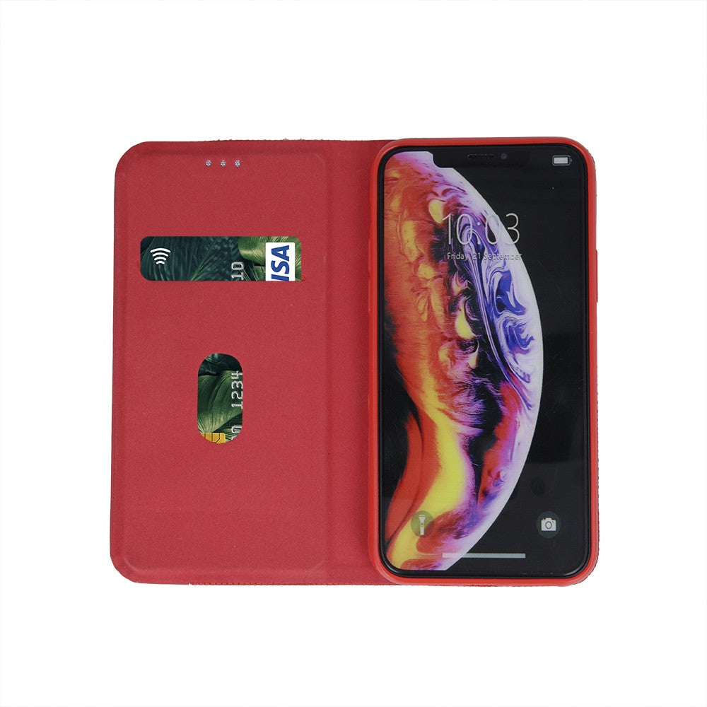 Dėklas Smart Senso Samsung A346 A34 5G raudonas
