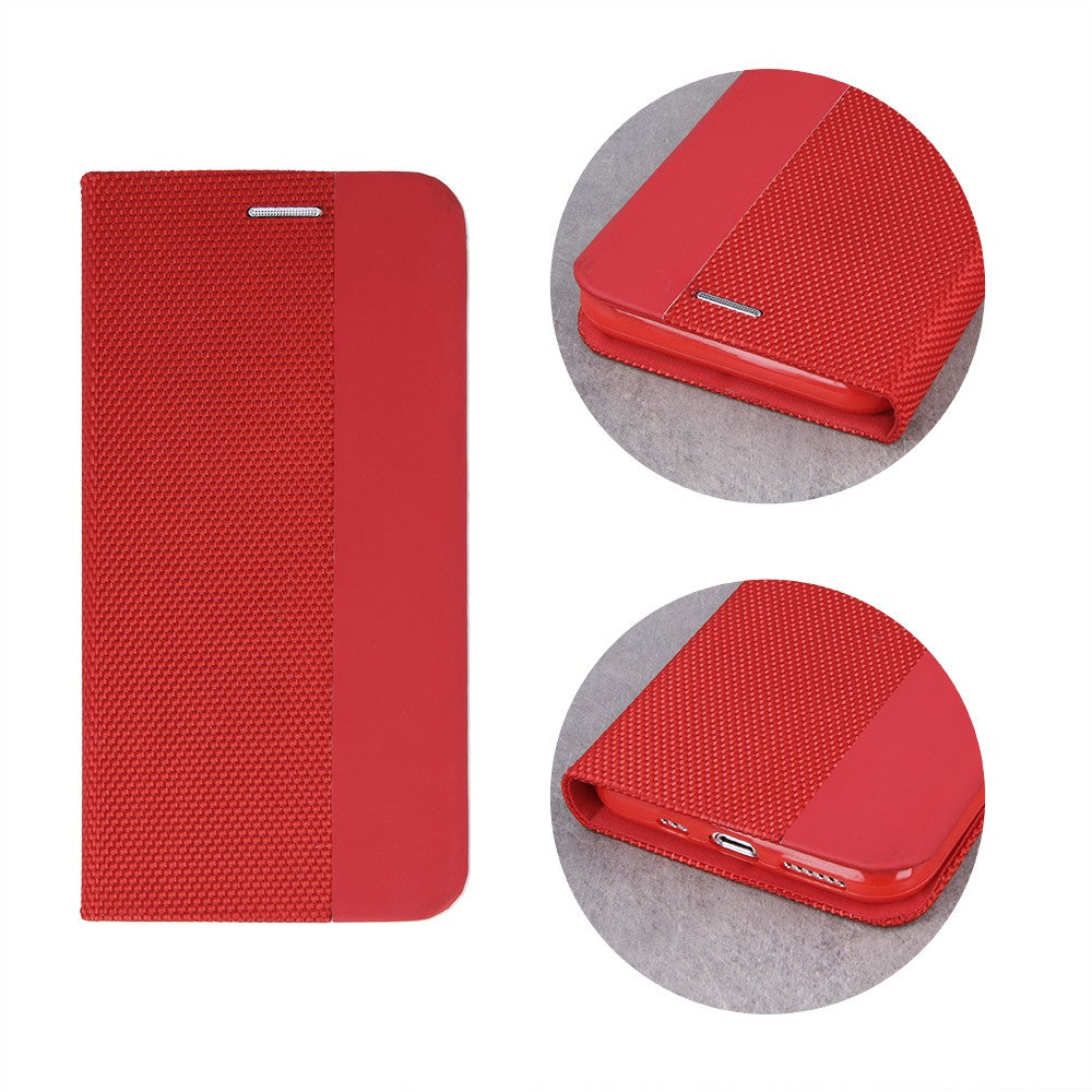 Dėklas Smart Senso Samsung A346 A34 5G raudonas