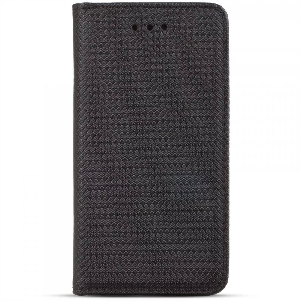 Dėklas Smart Magnet Xiaomi Poco M4 5G/Poco M5/Redmi Note 11R/Redmi 10 5G juodas