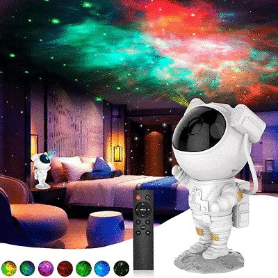 LED 3D galaktikų ir žvaigždžių projektorius "Astronaut"