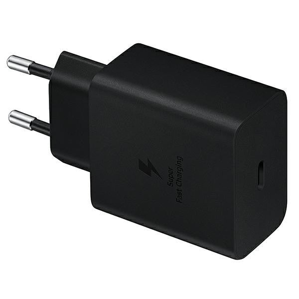 Įkroviklis Samsung EP-T4510XBEGEU 45W + Type-C kabelis juodas