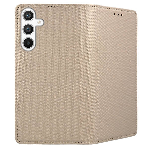 Dėklas Smart Magnet Samsung A556 A55 5G auksinis