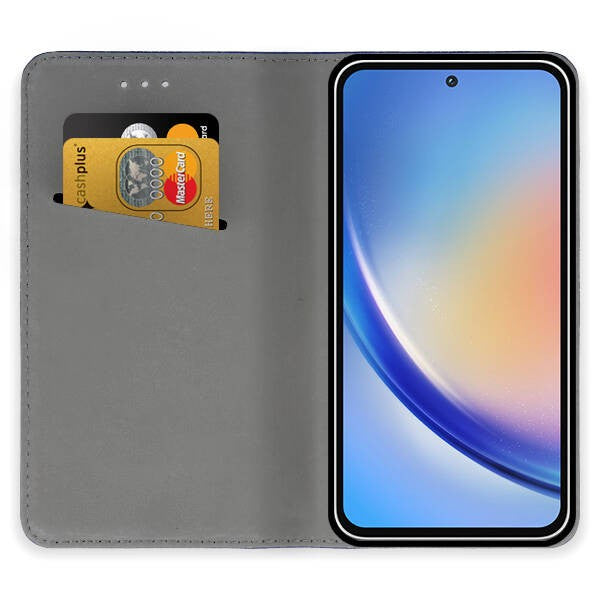 Dėklas Smart Magnet Samsung A556 A55 5G auksinis