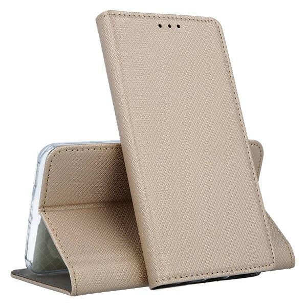 Dėklas Smart Magnet Samsung A556 A55 5G auksinis