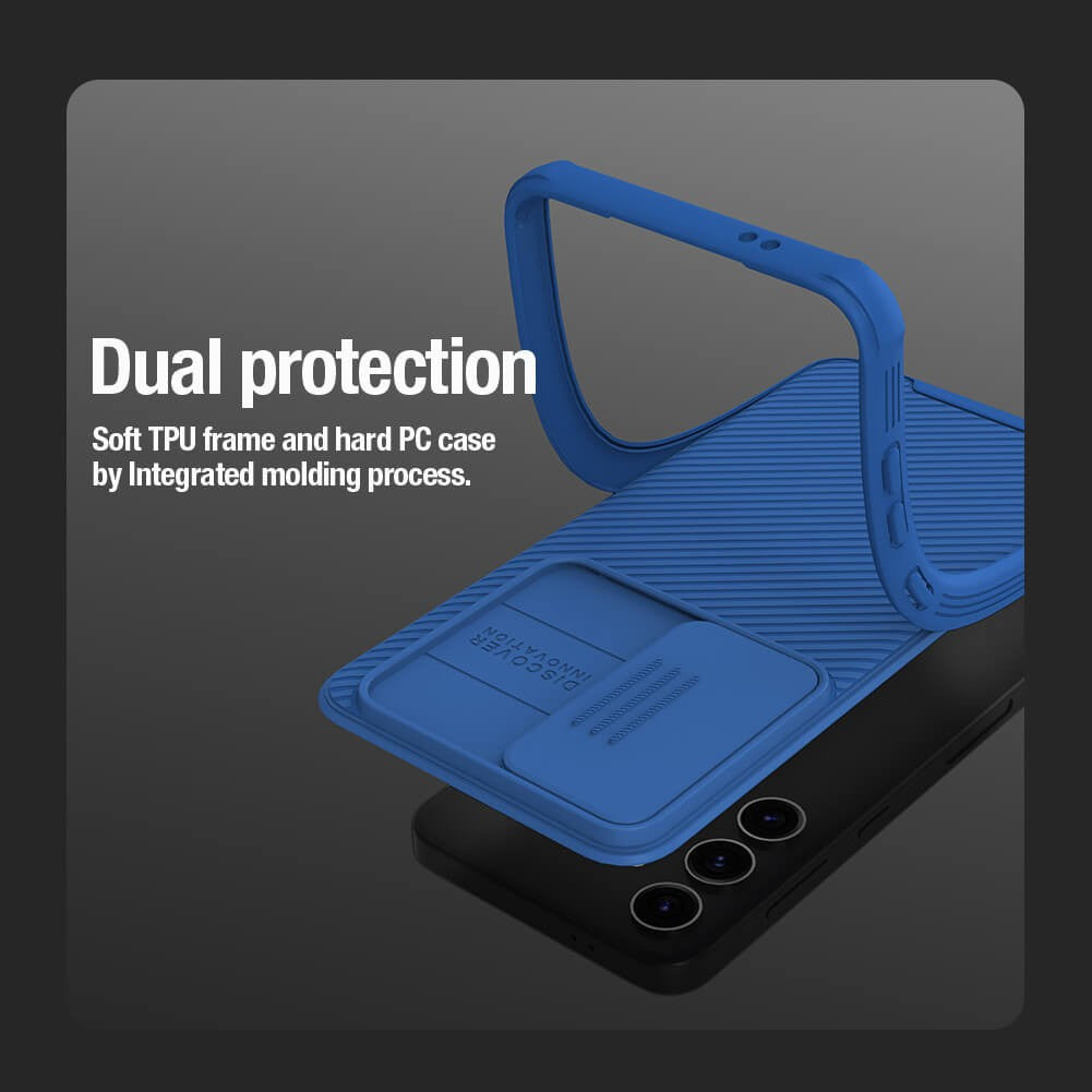 Dėklas Nillkin CamShield Pro Samsung S928 S24 Ultra mėlynas