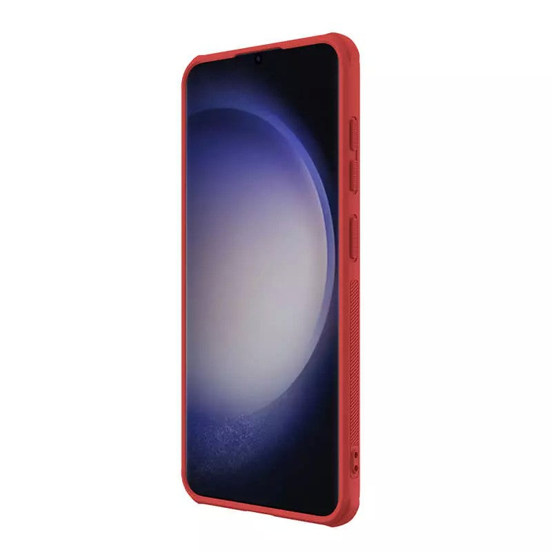 Dėklas Nillkin Super Frosted Shield Pro Samsung S926 S24 Plus raudonas