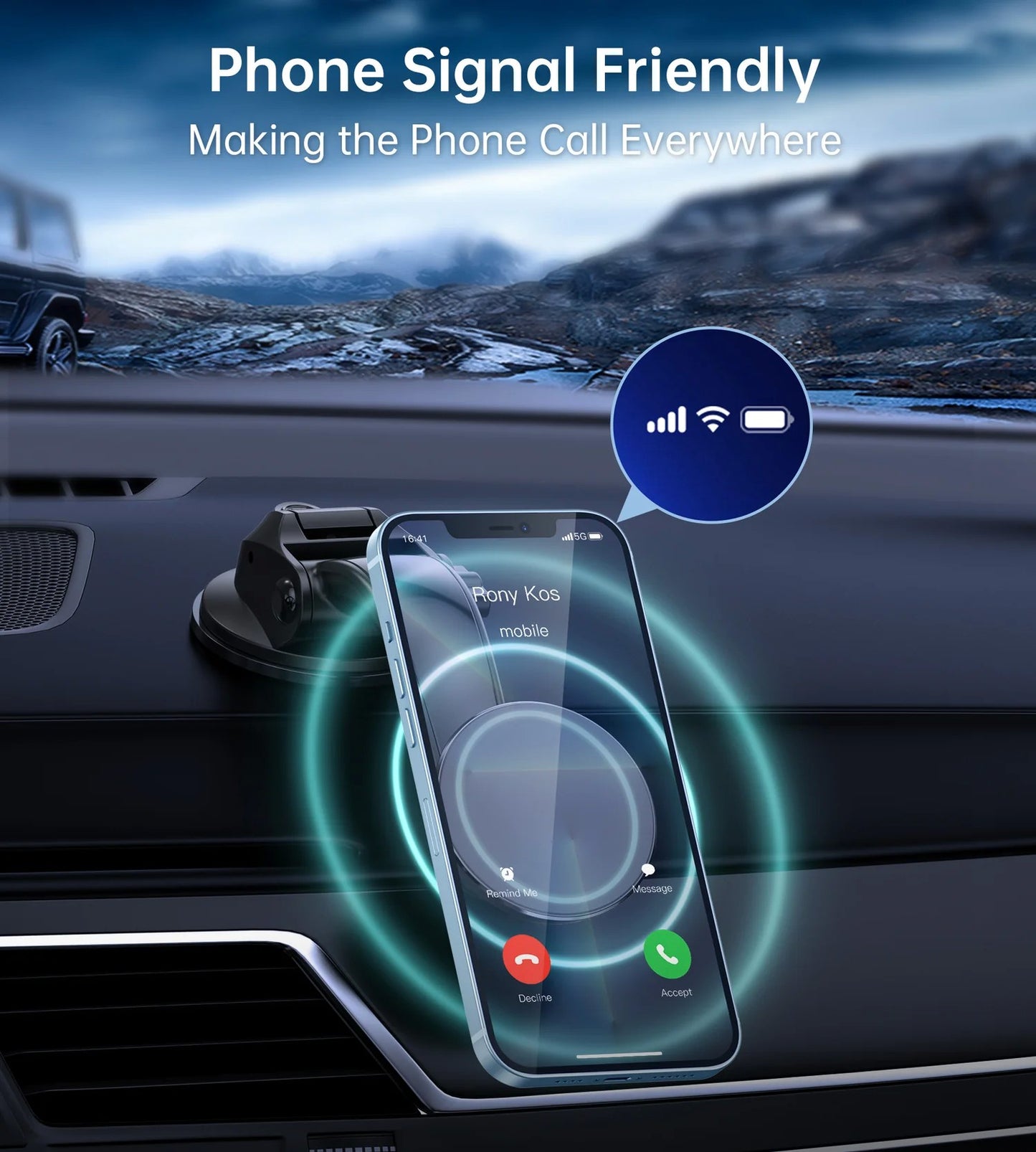 Automobilinis telefono laikiklis Choetech AT0005 juodas