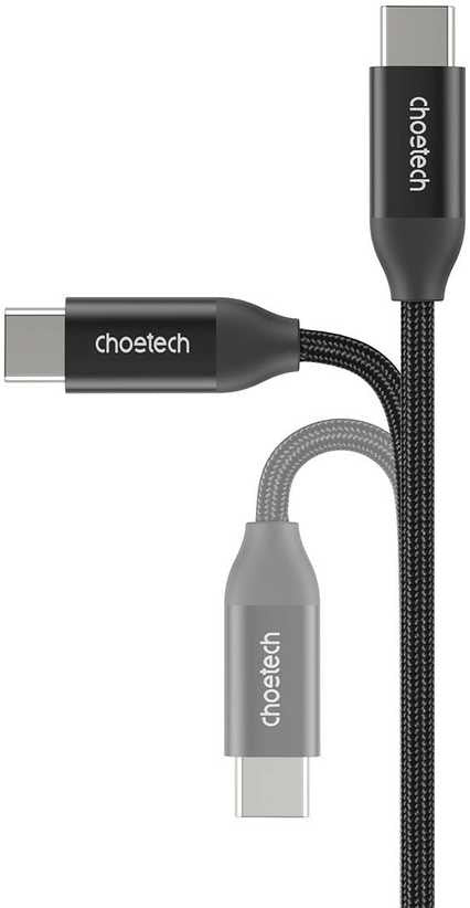 USB kabelis Choetech XCC-1035 USB-C to USB-C PD3.1 240W 1.2m juodas