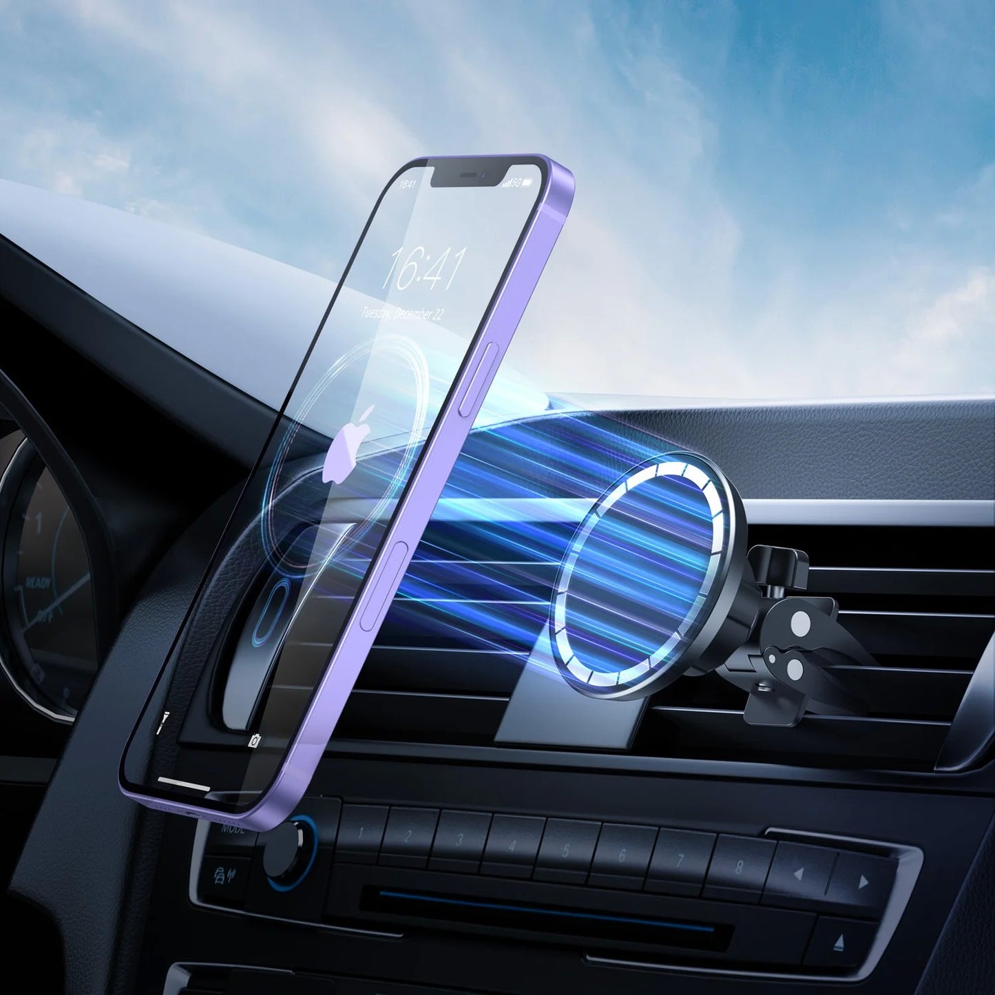 Automobilinis telefono laikiklis Choetech AT0004 juodas