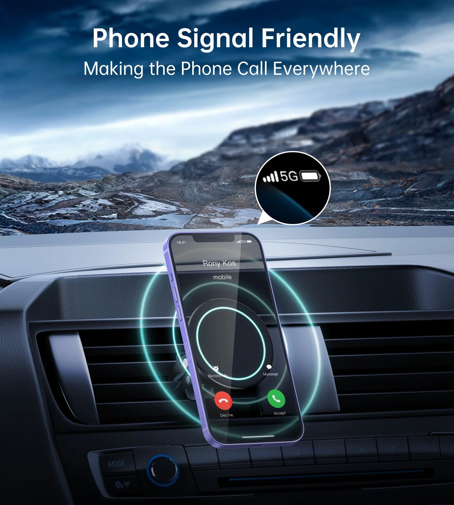 Automobilinis telefono laikiklis Choetech AT0004 juodas