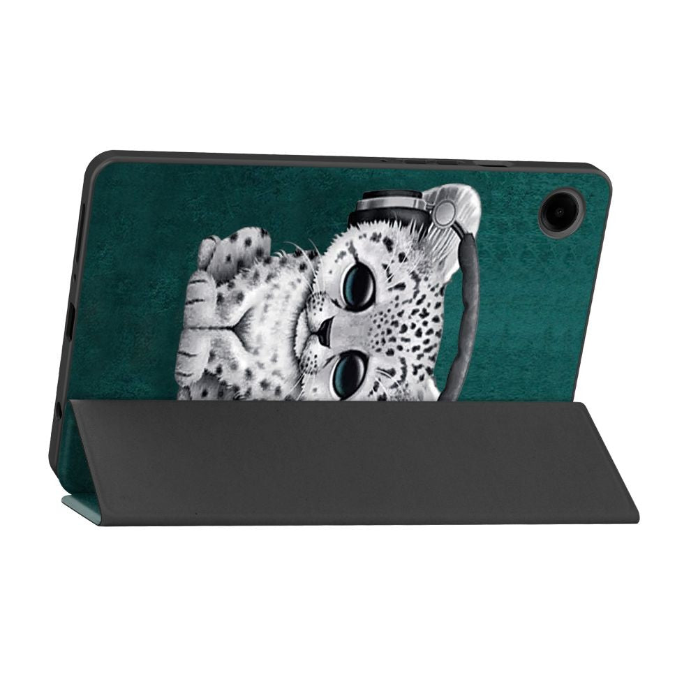 Dėklas Tech-Protect SmartCase Samsung X110/X115 Tab A9 8.7 sad cat