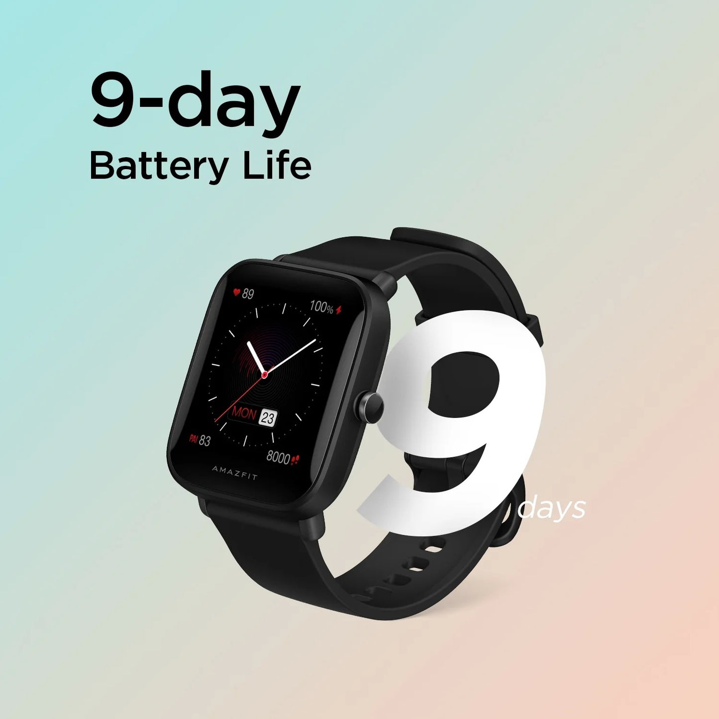 Išmanusis laikrodis Xiaomi Amazfit Bip U Pro juodas