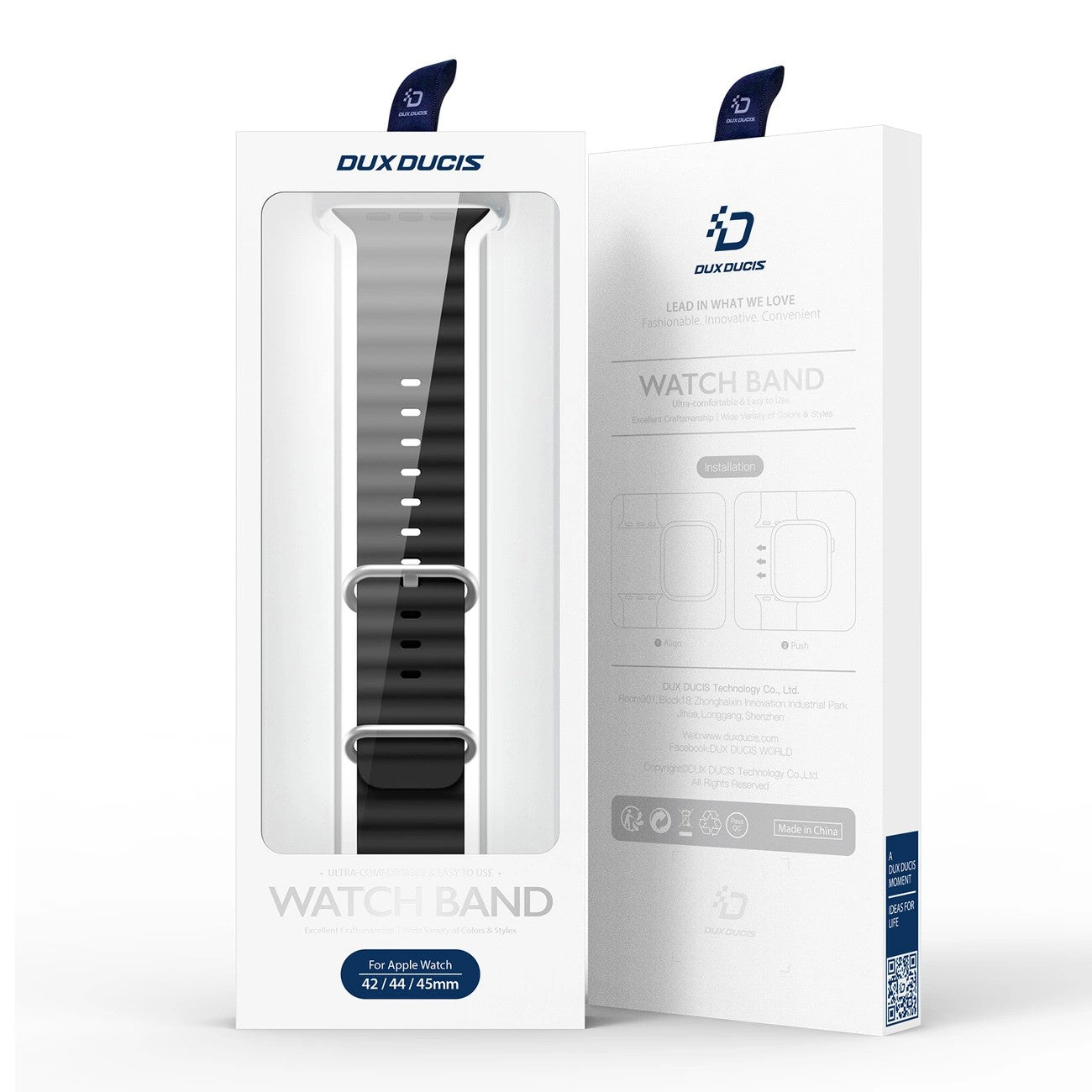 Apyrankė Dux Ducis OceanWave Series Apple Watch 42/44/45/49mm Black