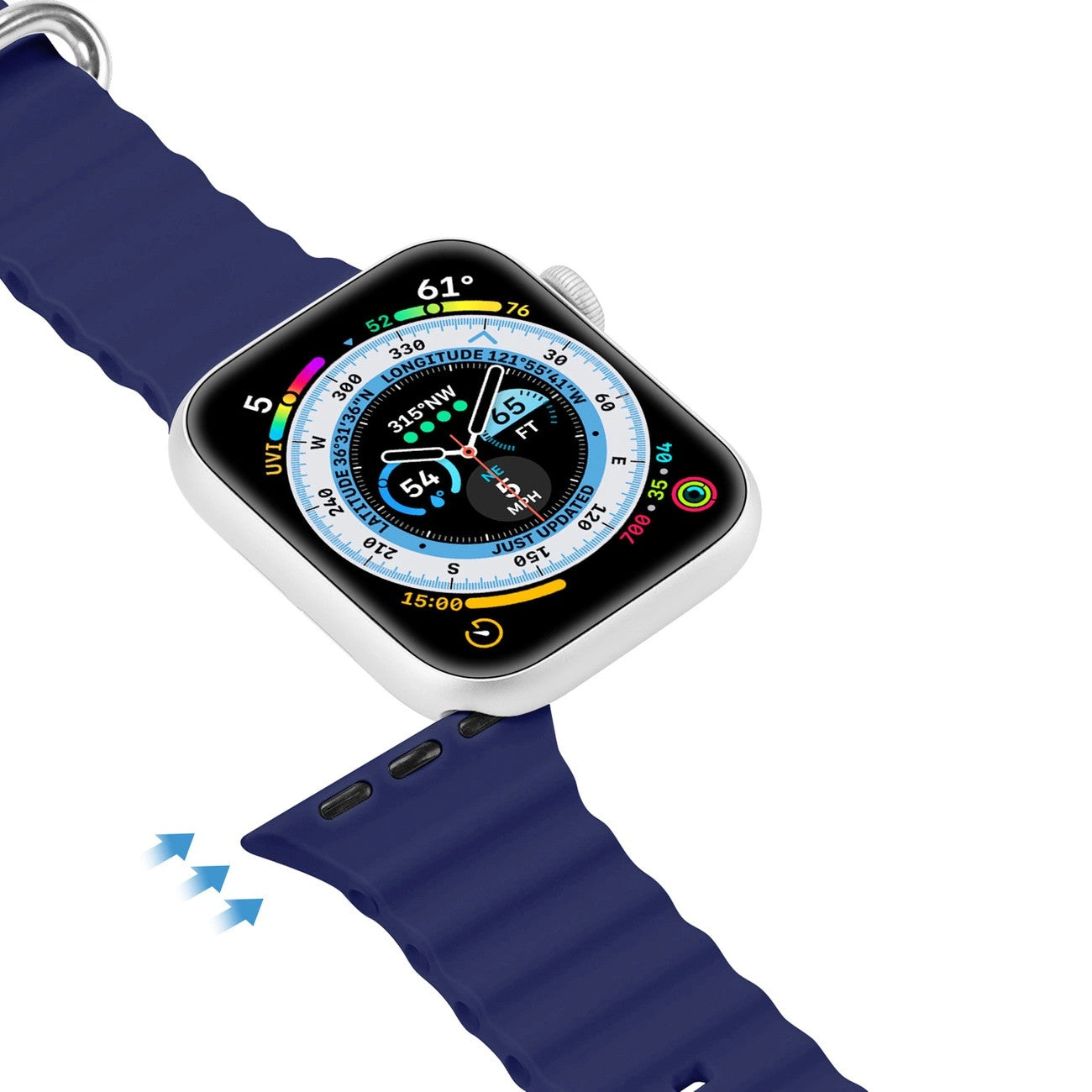 Apyrankė Dux Ducis OceanWave Series Apple Watch 42/44/45/49mm Blue