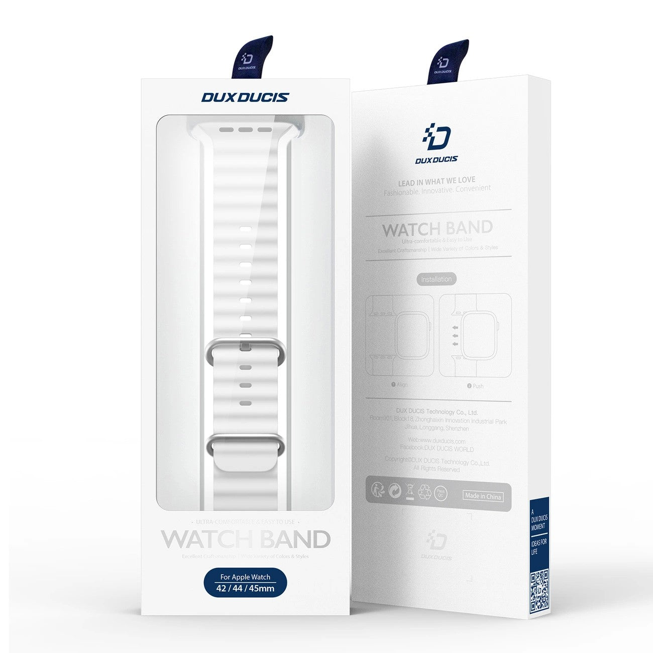 Apyrankė Dux Ducis OceanWave Series Apple Watch 42/44/45/49mm White