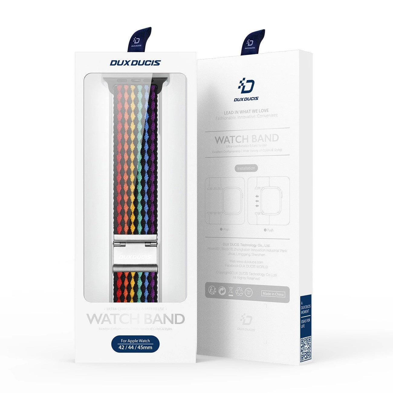 Apyrankė Dux Ducis Mixture II Series Apple Watch 42/44/45/49mm Dark Stripes