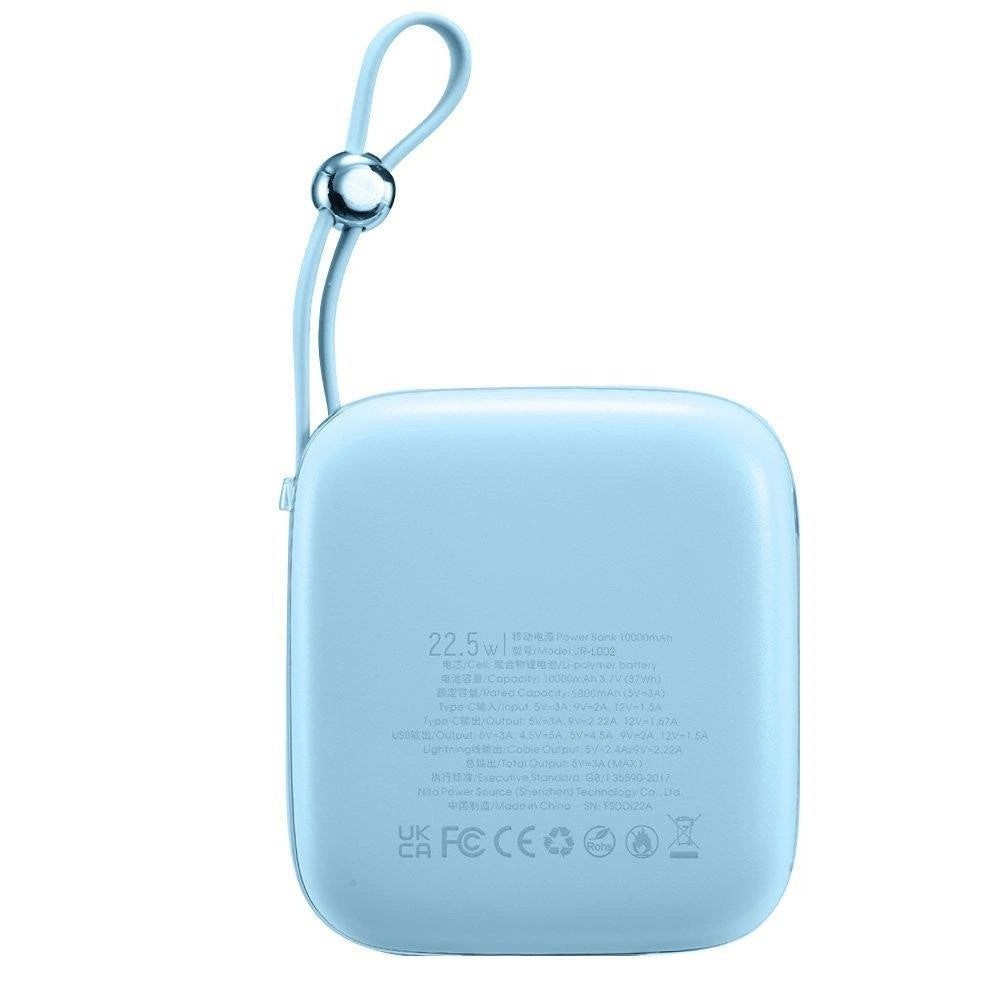 Išorinė baterija Power Bank Joyroom JR-L003 22.5W 10000mAh mėlyna